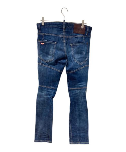 DSQUARED2（ディースクエアード）DSQUARED2 (ディースクエアード) Tidy Biker Jean インディゴ サイズ:46の古着・服飾アイテム