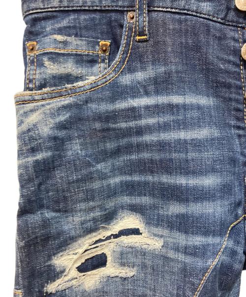 DSQUARED2（ディースクエアード）DSQUARED2 (ディースクエアード) Tidy Biker Jean インディゴ サイズ:46の古着・服飾アイテム