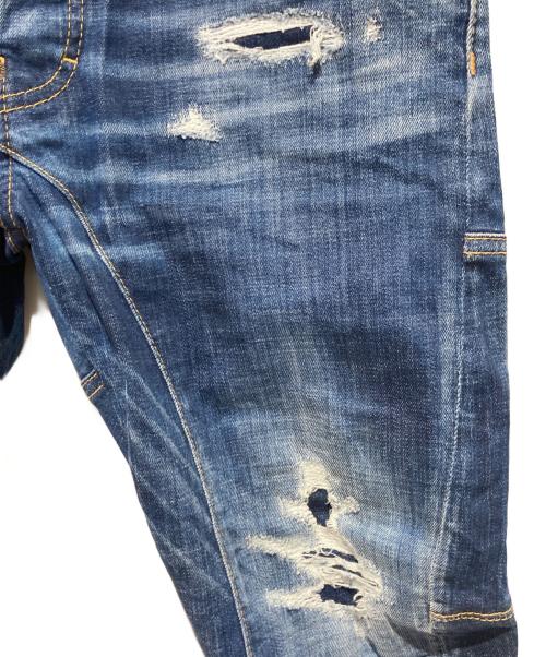DSQUARED2（ディースクエアード）DSQUARED2 (ディースクエアード) Tidy Biker Jean インディゴ サイズ:46の古着・服飾アイテム