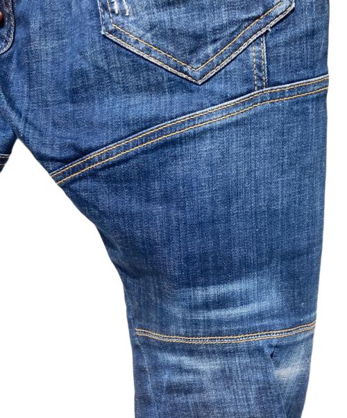 DSQUARED2（ディースクエアード）DSQUARED2 (ディースクエアード) Tidy Biker Jean インディゴ サイズ:46の古着・服飾アイテム