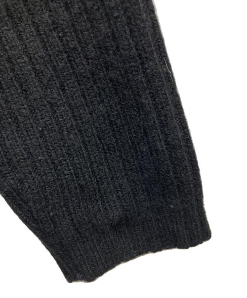 The Elder Statesman（エルダーステイツマン）The Elder Statesman (エルダーステイツマン) HEAVY RIB MOCK NECK KNIT ブラック サイズ:Ｍの古着・服飾アイテム