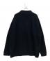 The Elder Statesman (エルダーステイツマン) HEAVY RIB MOCK NECK KNIT ブラック サイズ:Ｍ：10000円