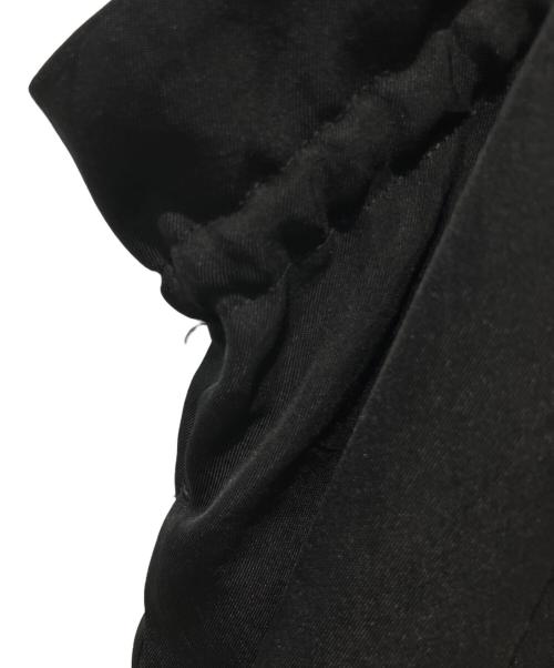 SACRA（サクラ）SACRA (サクラ) ACETATE BRIGHT TWILL SALOPETTE ブラック サイズ:38の古着・服飾アイテム