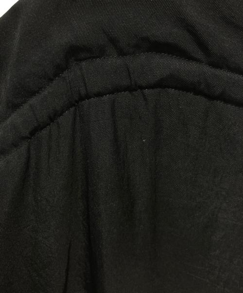 SACRA（サクラ）SACRA (サクラ) ACETATE BRIGHT TWILL SALOPETTE ブラック サイズ:38の古着・服飾アイテム