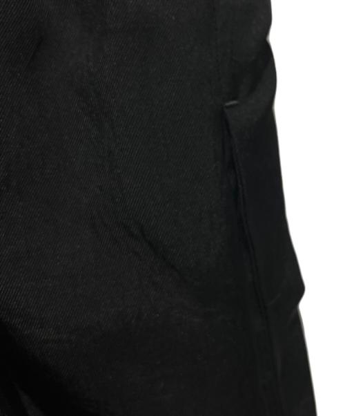 SACRA（サクラ）SACRA (サクラ) ACETATE BRIGHT TWILL SALOPETTE ブラック サイズ:38の古着・服飾アイテム
