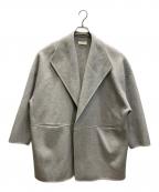 DES PRESデ プレ）の古着「ダブルフェイスメルトンビーバー ショートコート」｜グレー