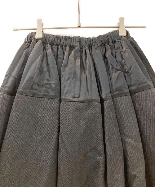 WMV VISVIM（ダブリューエムブイ ヴィズヴィム）WMV VISVIM (ダブリューエムブイ ヴィズヴィム) ウールリネンフレアスカート ブラック サイズ:1の古着・服飾アイテム