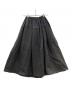 WMV VISVIM（ダブリューエムブイ ヴィズヴィム）の古着「ウールリネンフレアスカート」｜ブラック