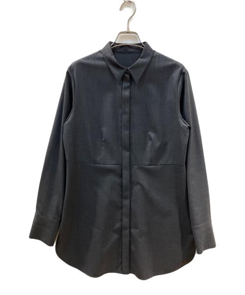 icB（アイシービー）icB (アイシービー) TWブロード シャツ グレー サイズ:4の古着・服飾アイテム