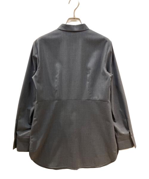 icB（アイシービー）icB (アイシービー) TWブロード シャツ グレー サイズ:4の古着・服飾アイテム