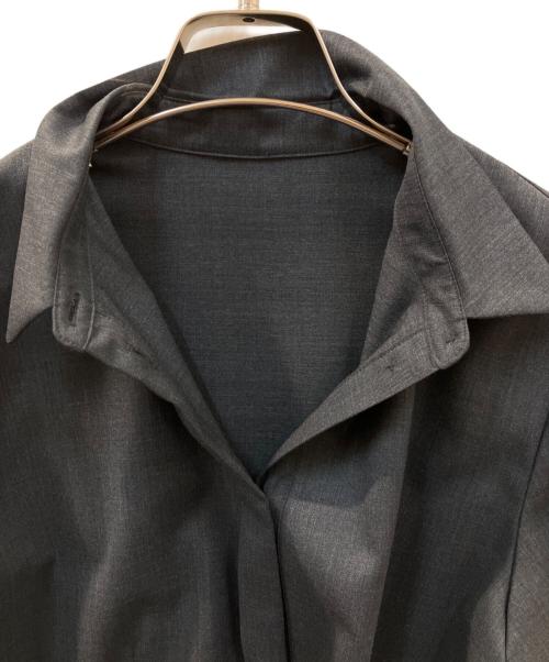 icB（アイシービー）icB (アイシービー) TWブロード シャツ グレー サイズ:4の古着・服飾アイテム