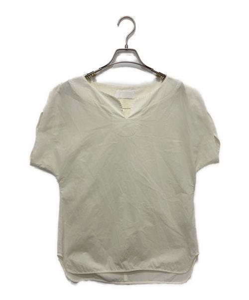 Mame Kurogouchi（マメクロゴウチ）Mame Kurogouchi (マメクロゴウチ) Dry Touch Cotton Blouse アイボリー サイズ:2の古着・服飾アイテム