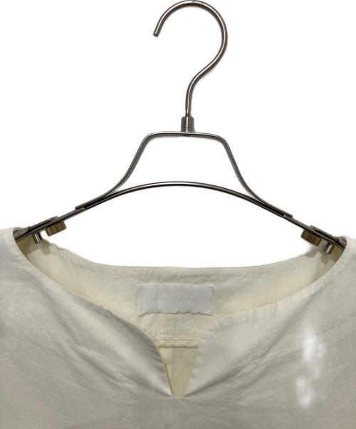 Mame Kurogouchi（マメクロゴウチ）Mame Kurogouchi (マメクロゴウチ) Dry Touch Cotton Blouse アイボリー サイズ:2の古着・服飾アイテム