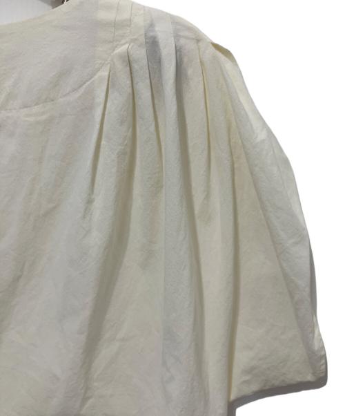 Mame Kurogouchi（マメクロゴウチ）Mame Kurogouchi (マメクロゴウチ) Dry Touch Cotton Blouse アイボリー サイズ:2の古着・服飾アイテム