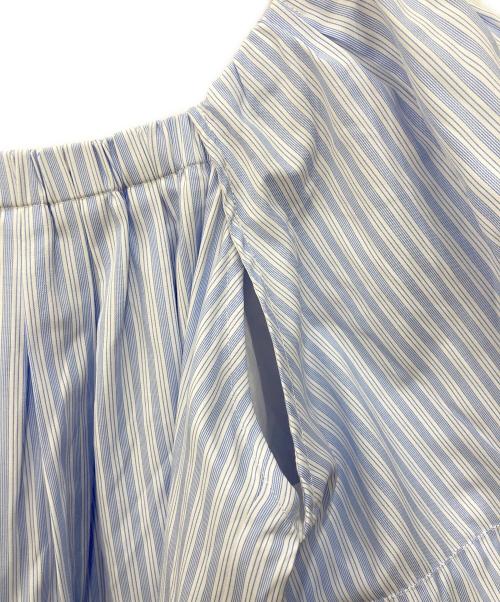 MARILYN MOON（マリリンムーン）MARILYN MOON (マリリンムーン) パフスリーブワンピース ブルー サイズ:FREEの古着・服飾アイテム