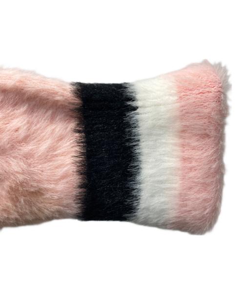 Adonisis（アドニシス）Adonisis (アドニシス) シャギーニットアンサンブル ピンク サイズ:Freeの古着・服飾アイテム