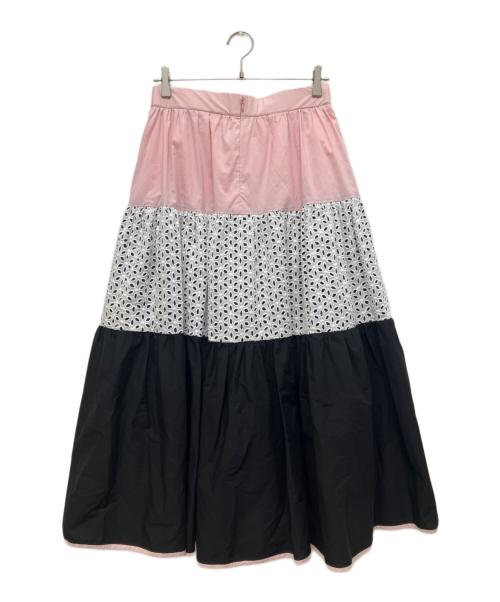 DOUBLE STANDARD CLOTHING（ダブルスタンダードクロージング）DOUBLE STANDARD CLOTHING (ダブルスタンダードクロージング) ドッキングティアードスカート ピンク サイズ:36の古着・服飾アイテム