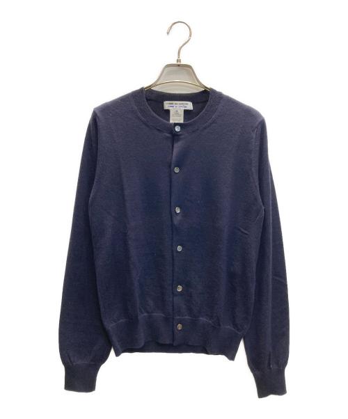 COMME des GARCONS COMME des GARCONS（コムデギャルソン コムデギャルソン）COMME des GARCONS COMME des GARCONS (コムデギャルソン コムデギャルソン) カシミヤカーディガン ネイビー サイズ:Mの古着・服飾アイテム