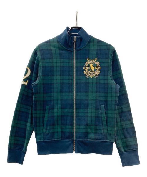 POLO RALPH LAUREN（ポロ・ラルフローレン）POLO RALPH LAUREN (ポロ・ラルフローレン) スウェットジャケット グリーン サイズ:Ｍの古着・服飾アイテム
