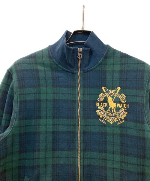 POLO RALPH LAUREN（ポロ・ラルフローレン）POLO RALPH LAUREN (ポロ・ラルフローレン) スウェットジャケット グリーン サイズ:Ｍの古着・服飾アイテム