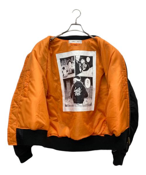 LONELY/論理（ロンリー）LONELY/論理 (ロンリー) VAZVERT (バズバート) BOMBER JACKET ブラック サイズ:XLの古着・服飾アイテム