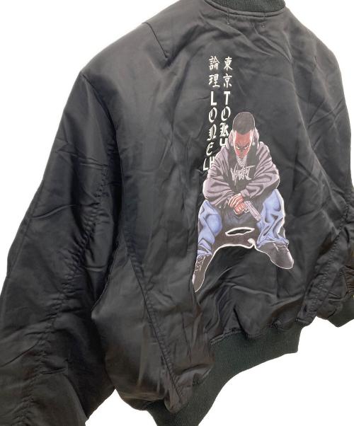 LONELY/論理（ロンリー）LONELY/論理 (ロンリー) VAZVERT (バズバート) BOMBER JACKET ブラック サイズ:XLの古着・服飾アイテム