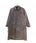 ATON（エイトン）の古着「ASAKO NYLON バルマカーンコート」｜グレー
