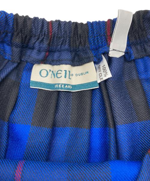 O'NEIL OF DUBLIN（オニールオブダブリン）O'NEIL OF DUBLIN (オニールオブダブリン) ラップスカート ブルー サイズ:32の古着・服飾アイテム