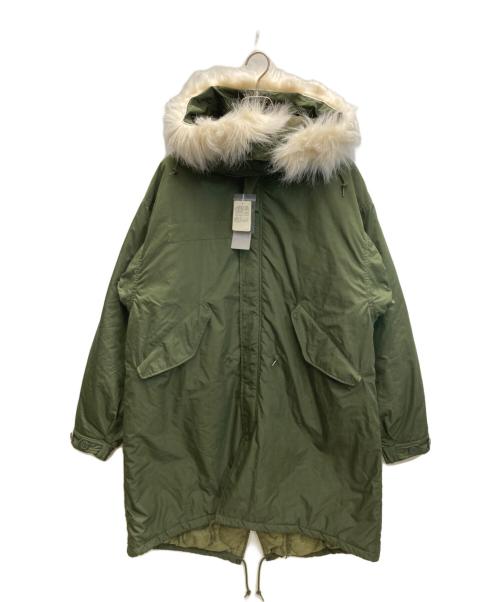 BEAMS（ビームス）BEAMS (ビームス) 中綿 M-65タイプ モッズコート オリーブ サイズ:L 未使用品の古着・服飾アイテム