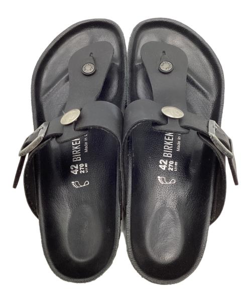 BIRKENSTOCK（ビルケンシュトック）BIRKENSTOCK (ビルケンシュトック) ギゼ コンチョ ブラック サイズ:27の古着・服飾アイテム