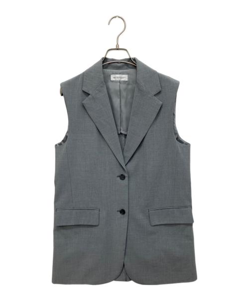 INED（イネド）INED (イネド) TRストレッチカラーレスジレ グレー サイズ:9の古着・服飾アイテム