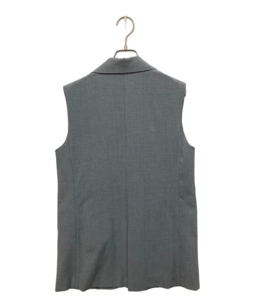 INED（イネド）INED (イネド) TRストレッチカラーレスジレ グレー サイズ:9の古着・服飾アイテム