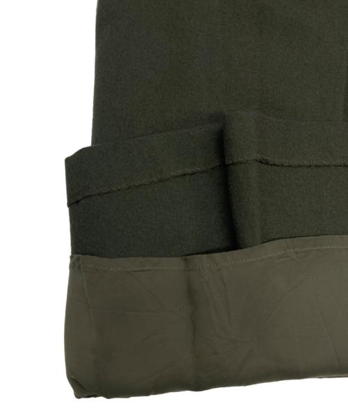 la veille by SUPERIOR CLOSET（ラヴェイユ バイ スーペリアクローゼット）la veille by superior closet (ラヴェイユ バイ スーペリアクローゼット) フラノストレッチラップ風スカート グリーン サイズ:SIZE 2の古着・服飾アイテム