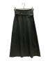 la veille by superior closet（ラヴェイユ バイ スーペリアクローゼット）の古着「フラノストレッチラップ風スカート」｜グリーン