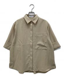 INED（イネド）の古着「辛口モードなワイドスリーブシャツ」｜ベージュ