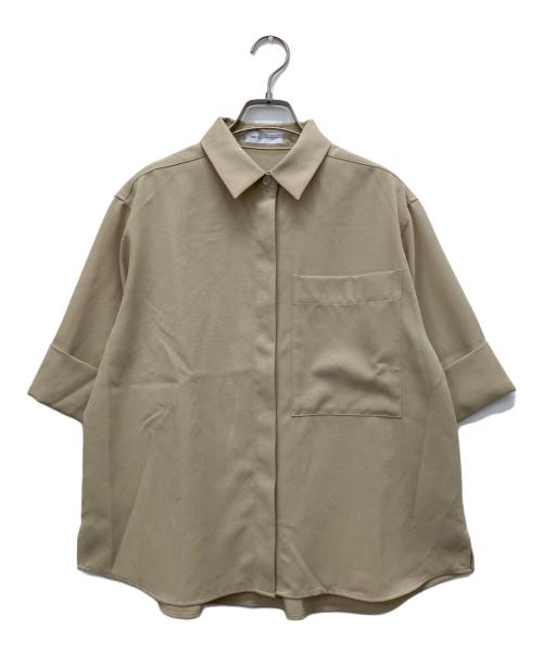 INED（イネド）INED (イネド) 辛口モードなワイドスリーブシャツ ベージュ サイズ:9の古着・服飾アイテム