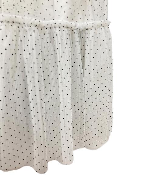 SNIDEL HOME（スナイデルホーム）SNIDEL HOME (スナイデルホーム) チュールワンピース ホワイト サイズ:Fの古着・服飾アイテム