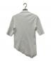 mame kurogouchi (マメクロゴウチ) Asymmetric Neck Knitted Top ホワイト サイズ:1：6000円
