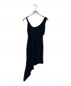 courregesクレージュ）の古着「SCARF DRESS」｜ネイビー