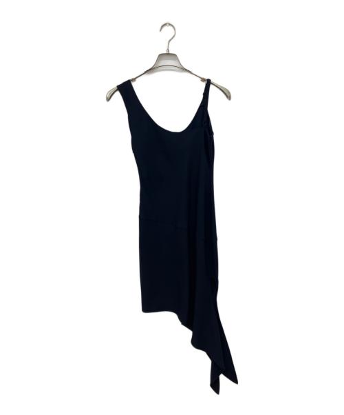 courreges（クレージュ）courreges (クレージュ) SCARF DRESS ネイビー サイズ:36の古着・服飾アイテム