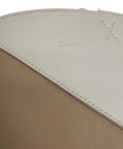 LOEWE（ロエベ）LOEWE (ロエベ) パズルフォルドトートミディアム ブラウン×ホワイトの古着・服飾アイテム