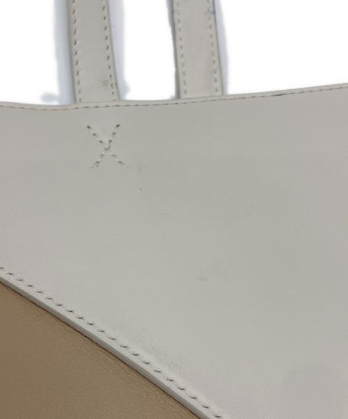 LOEWE（ロエベ）LOEWE (ロエベ) パズルフォルドトートミディアム ブラウン×ホワイトの古着・服飾アイテム