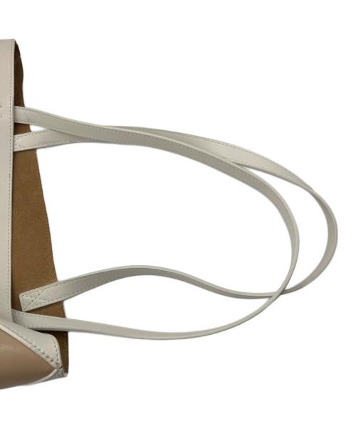 LOEWE（ロエベ）LOEWE (ロエベ) パズルフォルドトートミディアム ブラウン×ホワイトの古着・服飾アイテム