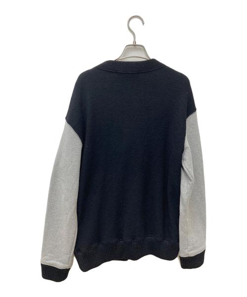 COMME des GARCONS HOMME DEUX（コムデギャルソン オム ドゥ）COMME des GARCONS HOMME DEUX (コムデギャルソン オム ドゥ) 袖切替カーディガン ブラック サイズ:Mの古着・服飾アイテム