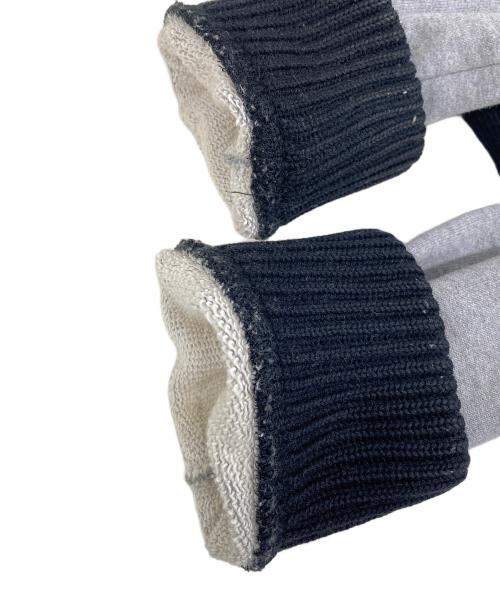 COMME des GARCONS HOMME DEUX（コムデギャルソン オム ドゥ）COMME des GARCONS HOMME DEUX (コムデギャルソン オム ドゥ) 袖切替カーディガン ブラック サイズ:Mの古着・服飾アイテム