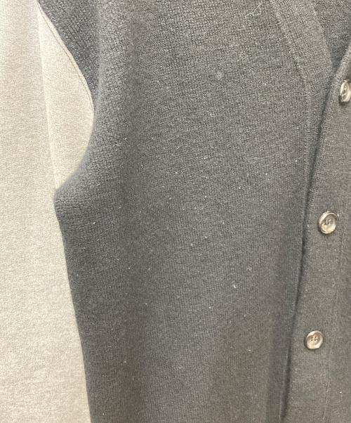 COMME des GARCONS HOMME DEUX（コムデギャルソン オム ドゥ）COMME des GARCONS HOMME DEUX (コムデギャルソン オム ドゥ) 袖切替カーディガン ブラック サイズ:Mの古着・服飾アイテム