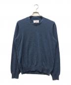 Maison Margielaメゾンマルジェラ）の古着「エルボーパッチニット」｜ネイビー