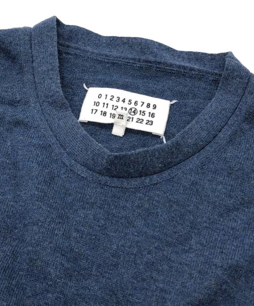 Maison Margiela（メゾンマルジェラ）Maison Margiela (メゾンマルジェラ) エルボーパッチニット ネイビー サイズ:Mの古着・服飾アイテム