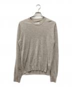 Maison Margielaメゾンマルジェラ）の古着「エルボーパッチニット」｜ライトグレー