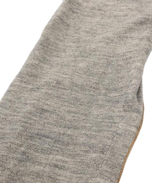 Maison Margiela（メゾンマルジェラ）Maison Margiela (メゾンマルジェラ) エルボーパッチニット ライトグレー サイズ:Sの古着・服飾アイテム